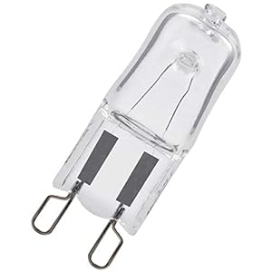 Pack of 10 x G9 28w=40w Branded 240V Dimmable 370 Lumen C Rated Safety Fused Eco Halogen Clear Bulbs Lamps Capsules