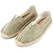 Alexis Leroy Men's Fashion Casual Canvas Slip on Flat Espadrilles Green 7-7.5 US…