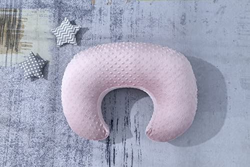 Baby Nursing Pillow Cover, Nursing Pillow Slipcovers for Breastfeeding Moms, Ultra-Soft Fit Standard Infant Nursing Pillows for Infant Newborn Baby Boy Girl (Sepia Rose)