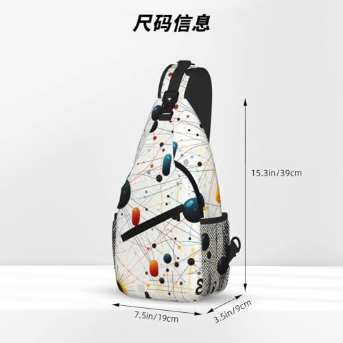 Morrales Sling Bag para Hombre y Mujer, Bolsa Urbana miniatura 4