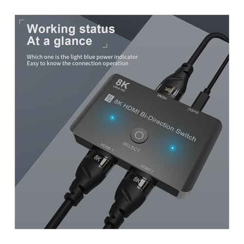 Commutateur HDMI 2.1 8K pour basculer entre console et PC de salon