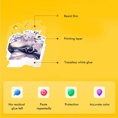 Adesivos, adesivos de anime sexy girl, adesivos à prova d'água, adesivos de anime para adultos, ade