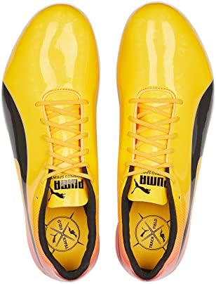 PUMA Men's EVOSPEED SPRINT 14 Track and Field Shoe, Sun Stream-Sunset Glow-Puma Black, 11 | Image 3