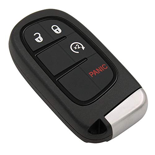 Mando para Jeep GQ4-54T Keyless2Go carcasa de 4 botones para llave de coche 68105078AG 2