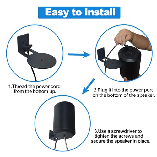 Howonder Speaker Wall Mount for Sonos ERA 100 & ERA 100 SL, 2 Pack by Howonder - Used condition - Image 5