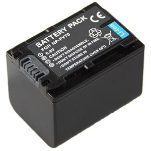 Ersatzakku für den Sony FDR-AX53/AX53 Ultra HD Camcorder – Akku für Sony NP-FV70 (1500mAh) inkl. PATONA Displaypad