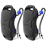 VITODALA Boat Fenders Boat Bumpers for Docking,Pontoons Boat Fenders Easy to Install EVA Fender Fit for Bass Boats,Yachts,Fishing Boats,Jet Ski(Black, 2 Pack)