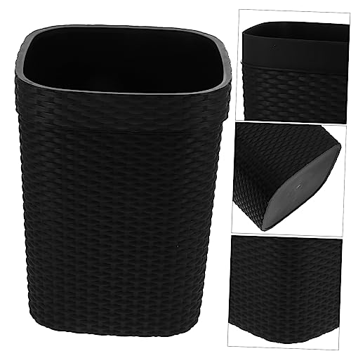 Caneca de basura de plástico GLEAVI patrón tejido 1.3 lb miniatura 7