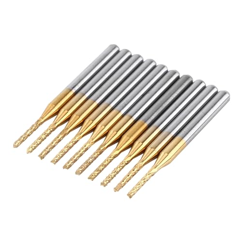 Fresa de Carboneto para Placas de Circuito de Gravação 10pcs 1,5 Mm
