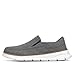 Mens Slip in Loafers Boat Slip On Casual Shoes Fashion Walking Dress Sneakers Work Lightweight Oxfords Soft Sole Grey