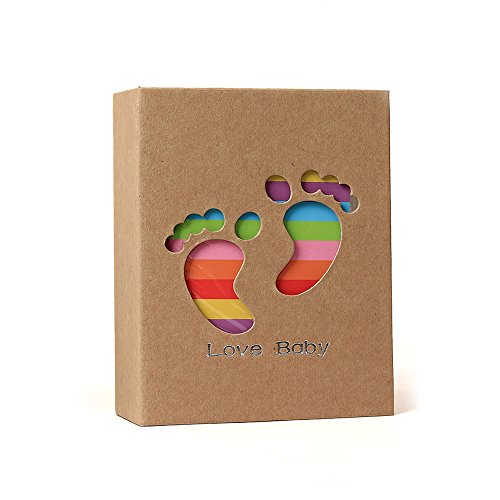 Gorgeousstyles Baby Footprint Photo Album 4x6 100 Photos