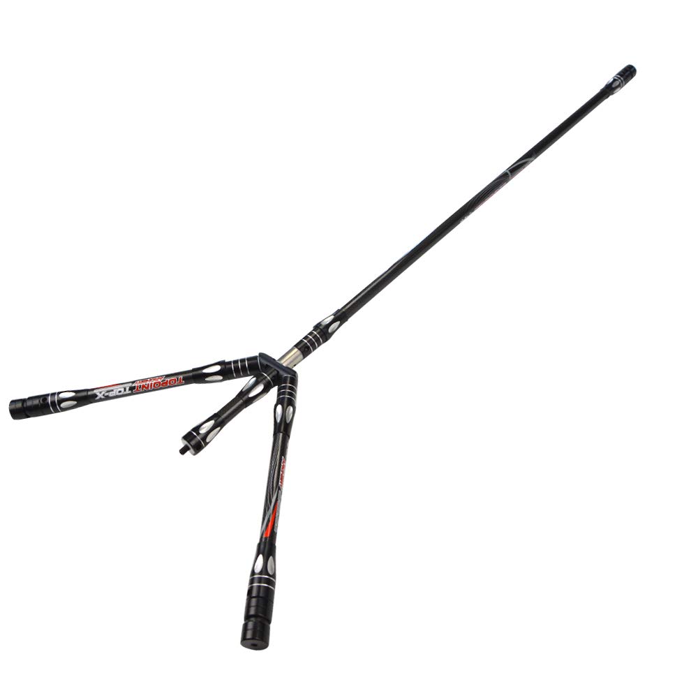 Tige Latérale Courte Fuse Pour Tir à L'arc - Stabilisateur Carbone Noir 10"