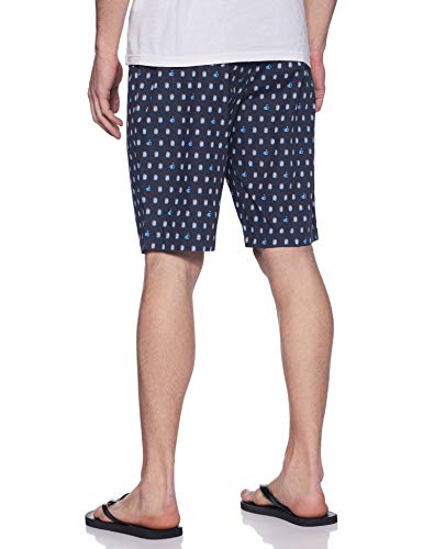 Image of Jockey 9005 Men's Super Combed Mercerized Cotton Woven Fabric Regular Fit Printed Bermuda with Side Pockets