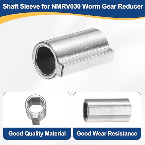 QUARKZMAN Wellenhülse 8mm Wellenmotor Zu 11mm Bohrungsadapter Turbinenreduzierer Wellenhülse Für NMRV030 Schneckengetriebe Drehzahlreduzierer