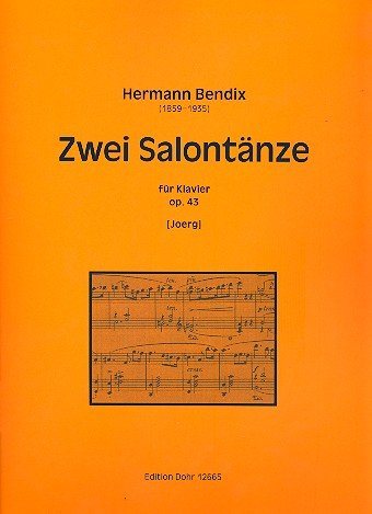 2 Salon tänze Op.43: para Piano