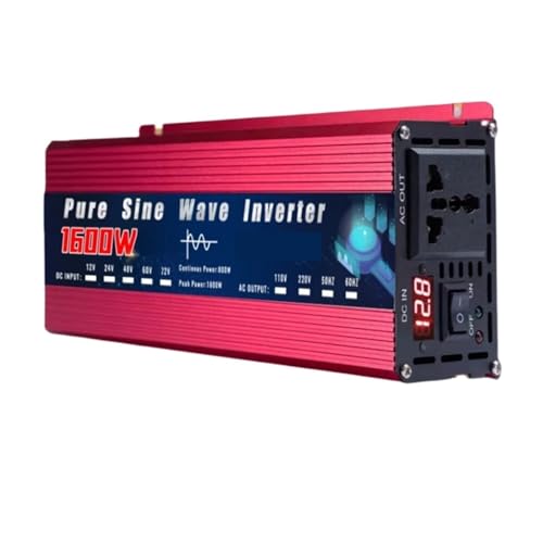 Onduleur sinusoïdal pur 12V 220V, idéal camping-car et road trip