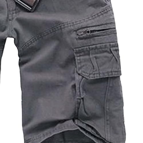 Shorts cargo hombre sueltos casuales con múltiples bolsillos miniatura 4
