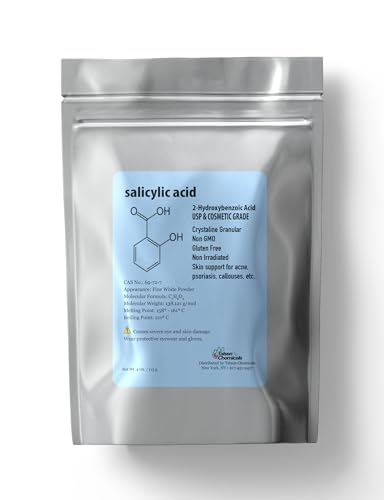 Pure Salicylic Acid Powder DIY Cosmetics Salicylic Acid by Talsen Chemicals (4 Ounce / 113 Gram)