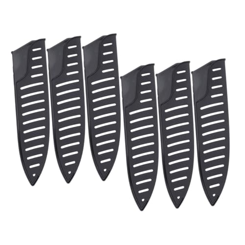 OFFSCH 6pcs Cutter Protector Sleeves Plastic Scabbards for Knives Kitchen Gadget to Safeguard Blades From Abrasion and Damage Easy to Use Kitchen Accessories