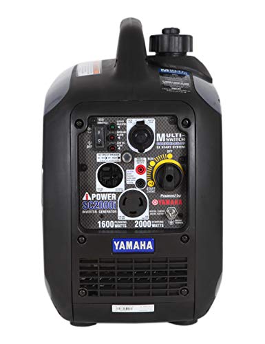 A-iPower SC2000iREC Inverter Generator Powered by Yamaha 2000-Watt, Grey (Renewed)
