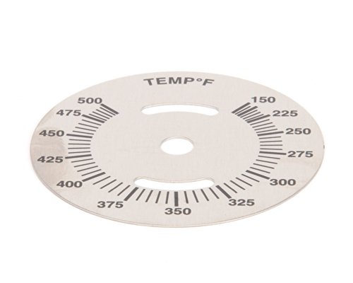 Vulcan Hart 358539-1 Dial Temperature Plate