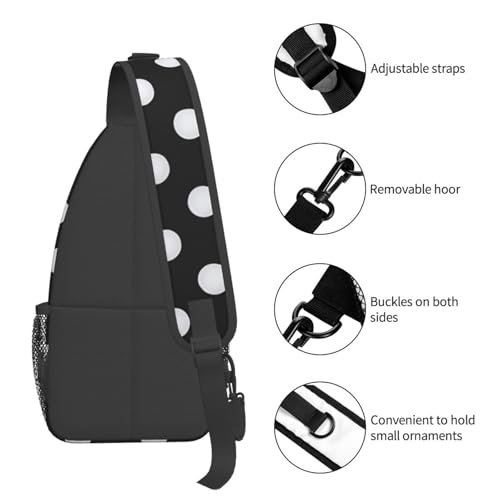 Morrales Urbanos Negro con Punto Grande para Viaje miniatura 5