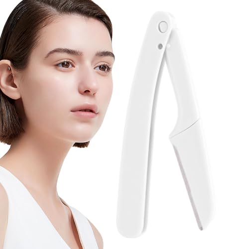 Cuchillo de afeitar plegable para cejas, cortadora de cejas plegable, maquinilla de afeitar para cejas | Maquinilla de afeitar facial femenina profesional, herramientas de belleza portátiles para el