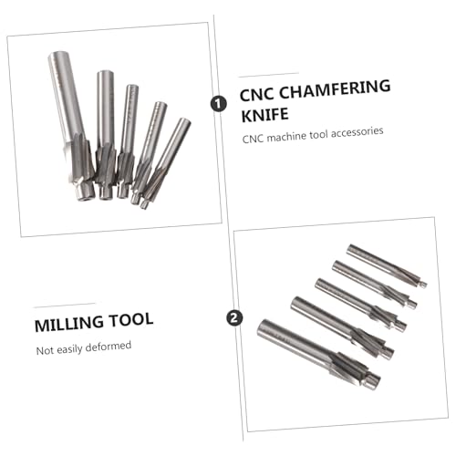 Fraise HSS pour usinage de précision haute dureté 5 pcs - 4