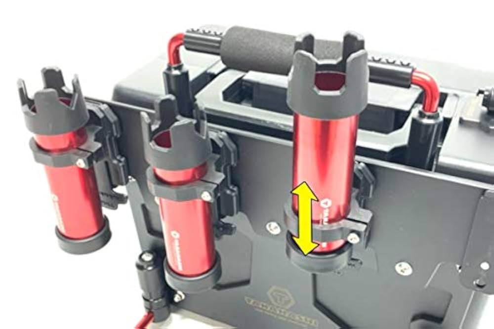 タナハシ EXホルダージョイント レッド２個＆プラス2ユニットのセット タックルボックス タナハシ EXジョイントホルダー レッド