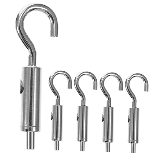 5Pcs Gancho y Ojal Tensores para Cable para Equipos miniatura 1