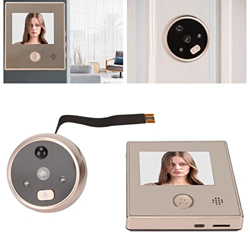 Câmera olho mágico, câmera de campainha de vídeo 3in HD LCD 2MP 160 graus grande angular visor de po