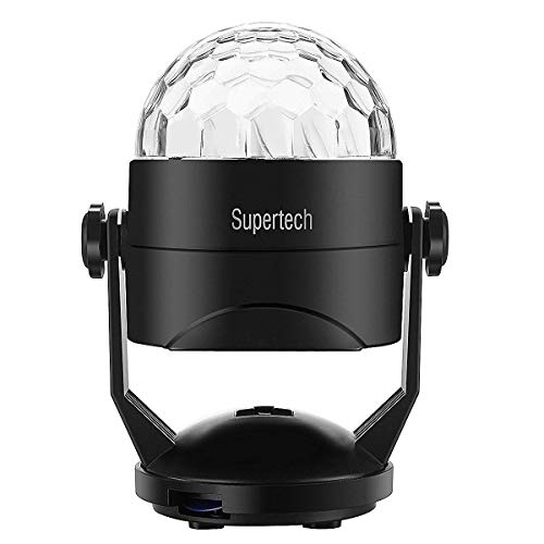 Preisvergleich Produktbild Discokugel Partylicht, Supertech LED Disco Licht DJ Party licht