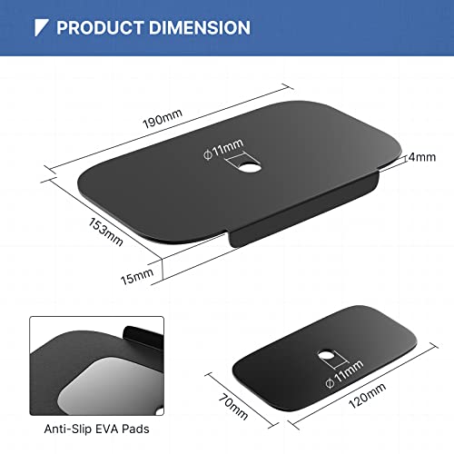Soporte de monitor ergonómico que eleva la pantalla para evitar dolor de cuello 5