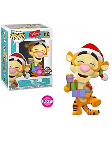 Funko Pop! Disney: Holiday 2021- Tigger - Afelpado - Winnie The Pooh - Figura de Vinilo Coleccionable - Idea de Regalo- Mercancia Oficial - Juguetes para Niños y Adultos - TV Fans