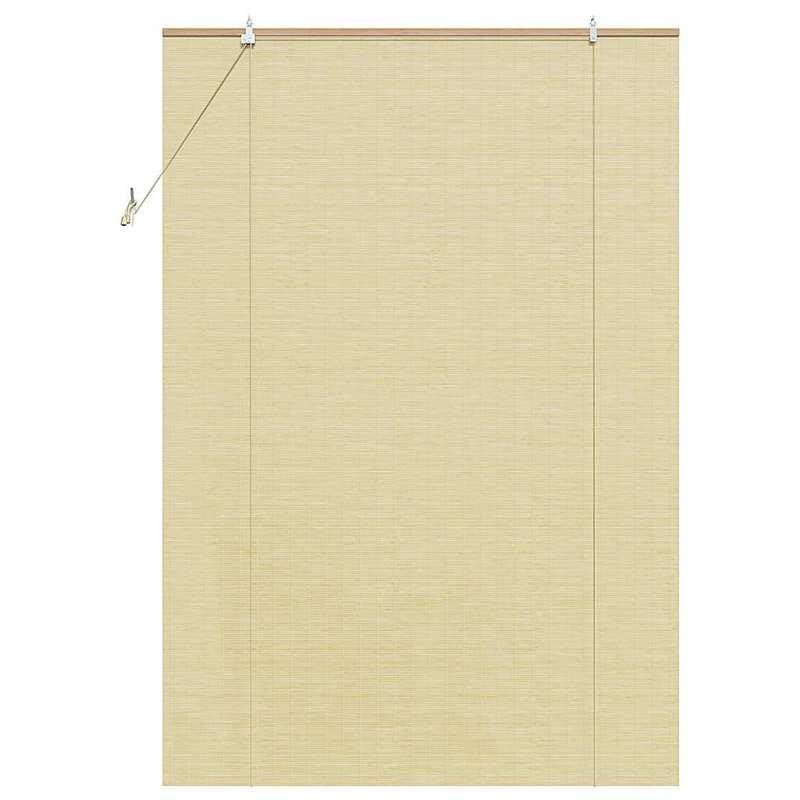 Persiana de bambú para ventana, protección visual natural para ventanas, respetuosa con el medio ambiente y duradera, solución perfecta para la privacidad, material natural de bambú