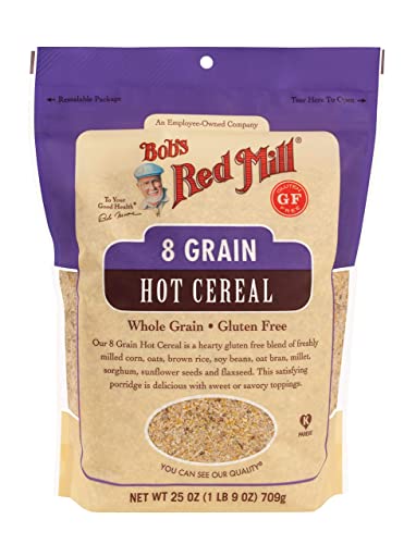 Bobs Red Mill Cereal 8 Grain Gluten Free, 25 oz, 1LB 9oz