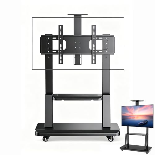 Soporte móvil para TV y monitor ajustable 32-120 pulg miniatura 1