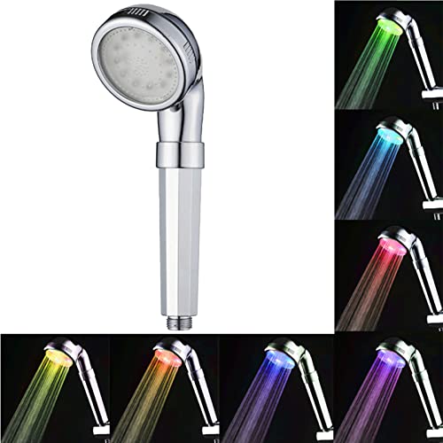Pommeau de douche haute pression économique à changement de couleur