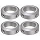 QUARKZMAN 4Stk Stellringe Stellringe welle 25mm Bohrung 38mm AD 12mm Breite Wellensicherungsring Tiefenanschlagringe für Rad Schubkarre Axle Getriebe Montagen CNC Maschine Werkzeuge