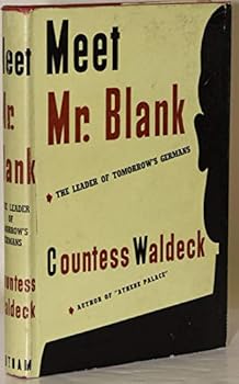 Hardcover MEET MR. BLANK The Leader of Tomorrow's Germans Book