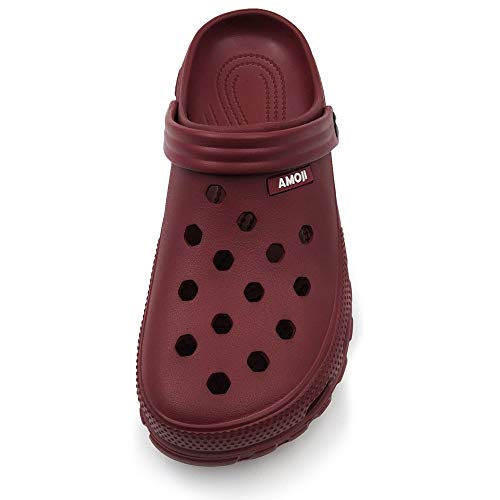 Image of Amoji Unisex Garden Clogs Gardening Shoes AA1521 | Unisex Slip on, Lightweight, Comfortable, Beach, Shower, Pool, Casual Walking