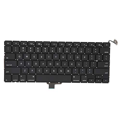 Replacement Keyboard for MacBook Pro 13inch A1278 2009 2010 2011 Mid-2012 Laptop Tablet, US Keyboard Layout, No backlight