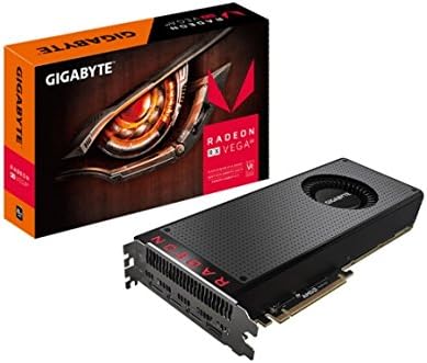 Gigabyte AMD GV-RXVEGA64-8GD-B Radeon RX VEGA 64 8G HBM2 PCI Express Graphics Card - Black