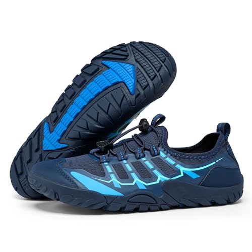 SOBASO Water Shoes Men Hiking Quick Dry Aqua Barefoot Swim Beach Shoes for Pool Hike Surf Sport Yoga Diving Sailing Travel Adult Unisex