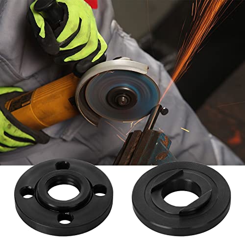 Image of 12 pcs Angle Grinder Flange Nuts 5 /8 inch-11, Suit for All 4-1 /2 inch with 2 pcs Spanner, Angle Grinder Flange Replacement for Makita, Ryobi, Dewalt, Milwaukee, Craftsman