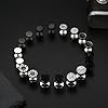 Hypoallergen Ohrringe Ohrstecker Schwarz Herren Edelstahl - 9 Paare Herren Ohrringe für Empfindliche Ohren,Piercing Ohr Schwarz Chirurgenstahl Medizinische Ohrstecker Damen #5