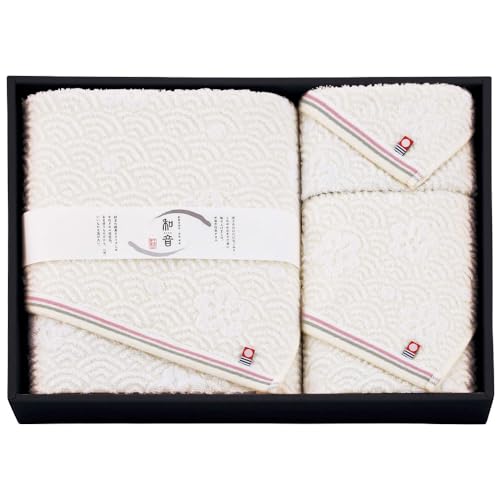 今治タオルブランド認定品 和音(なごみね) バスタオル1枚・フェイスタオル1枚・ウォッシュタオル1枚セット 愛媛県 西条市