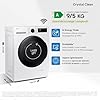 Samsung Lavasciuga Crystal Clean Slim WD90DG5G34BE, 9+5 kg, Wifi, Ecobubble, Vapore Igienizzante, AI Energy Mode, Carica Frontale, 60L x 85H x 48P cm