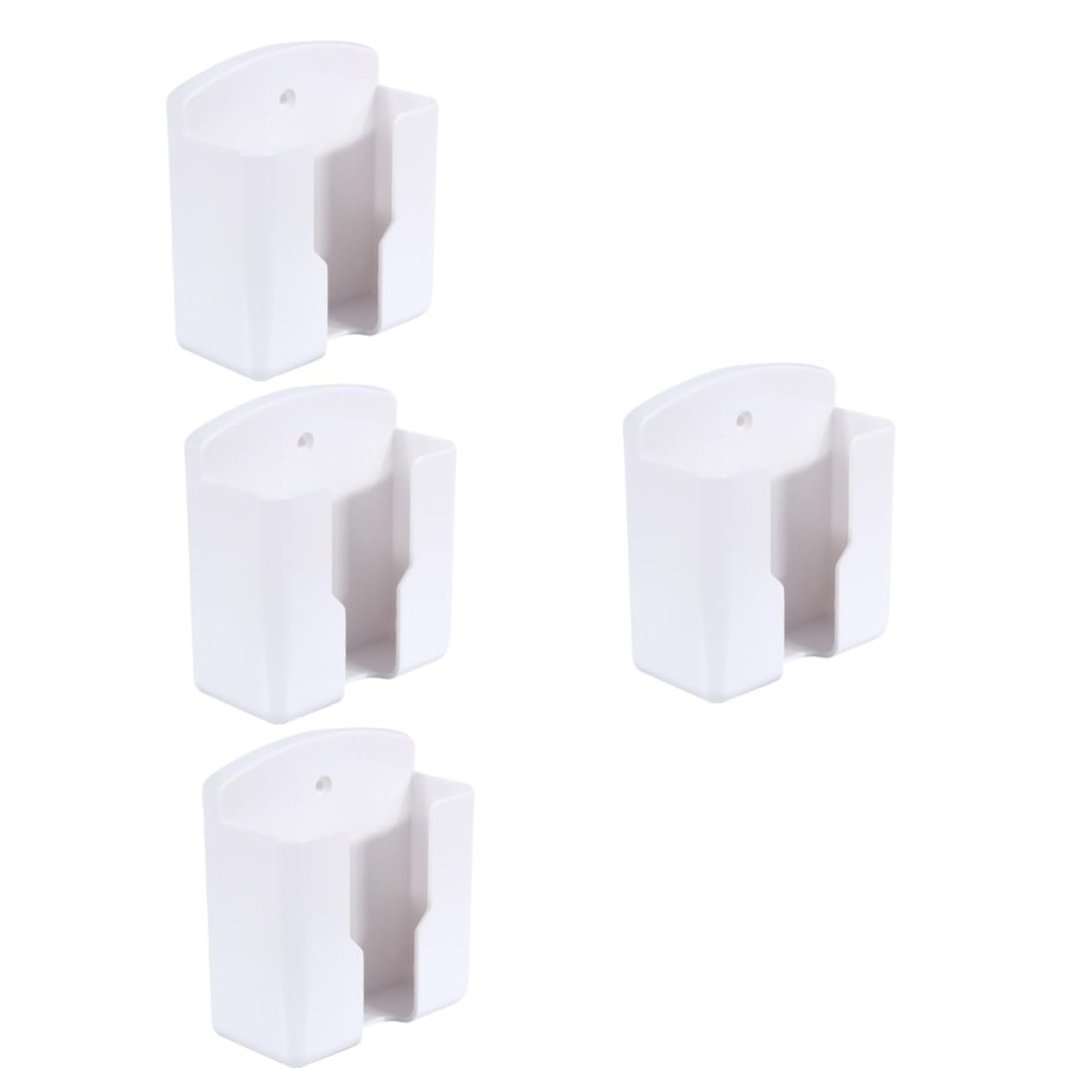 Caja De Almacenamiento Magnética para Cargador De Teléfono De 4 Piezas Soporte para Control Remoto De Pared Diseño Que Ahorra Espacio