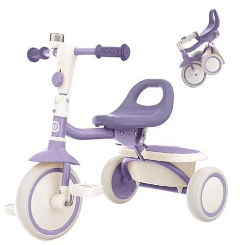Image of besrey Toddler Tricycle with Bell, for Ages 18 Months to 5 Years